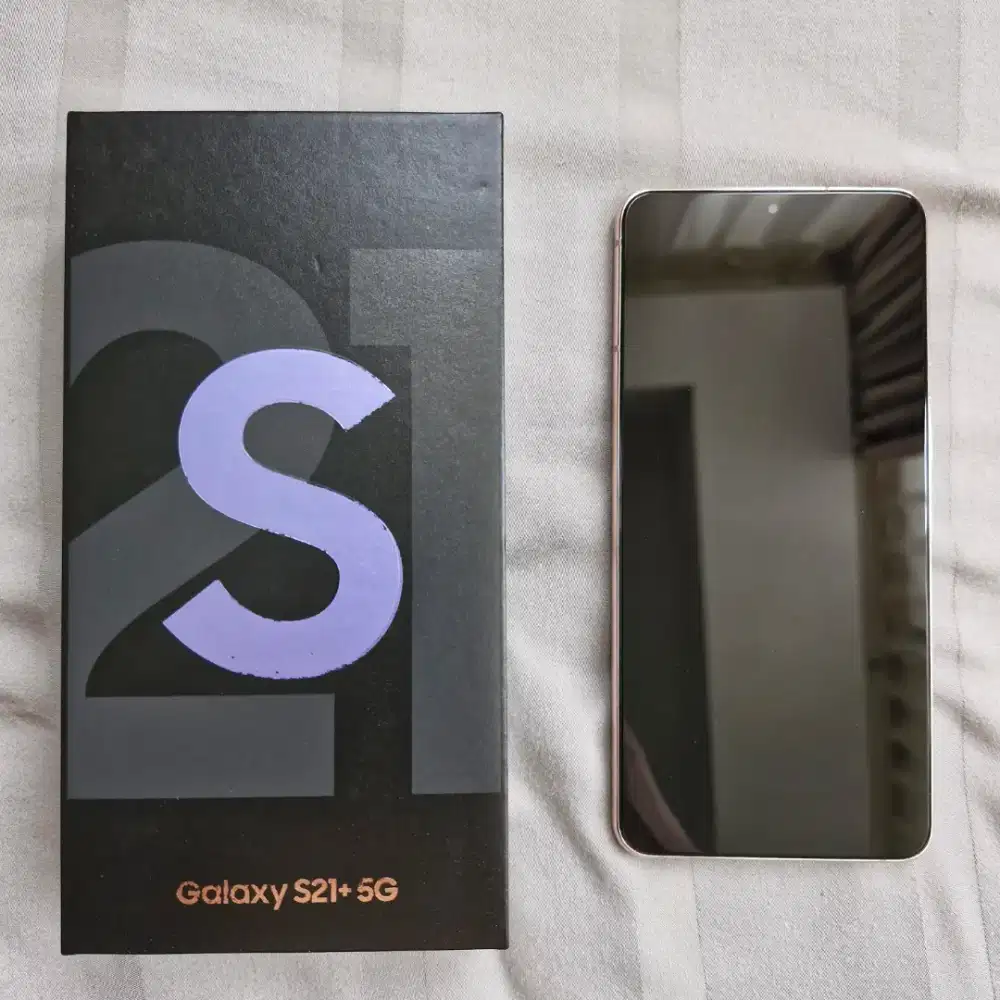 Samsung S21+ Plus Phantom Violet 5G/8GB/256GB mulus kondisi 99% COD