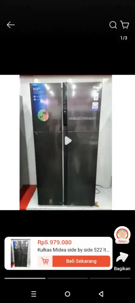 Kulkas murah midea inverter