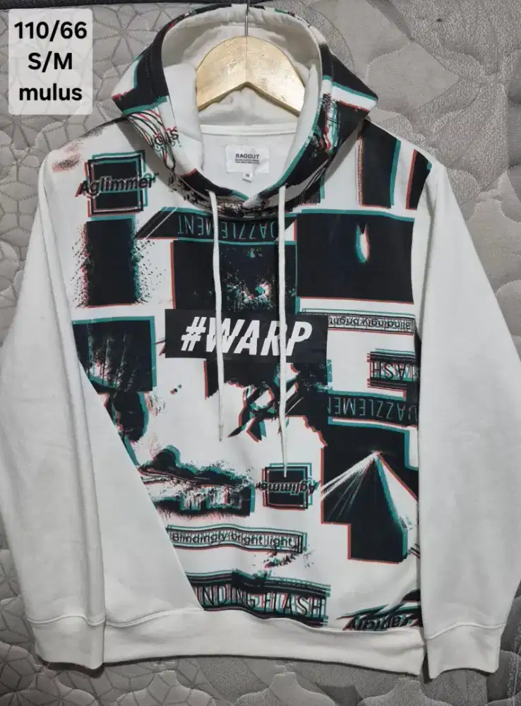 Hoodie wrap white