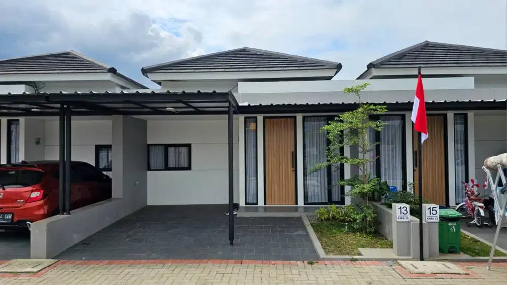 Takeover Kredit rumah baru asri dekat tol Buah Batu Bandung.