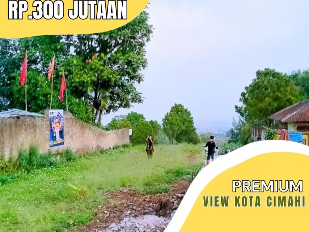 Dijual Tanah SHM Cimahi view alam udara sejuk