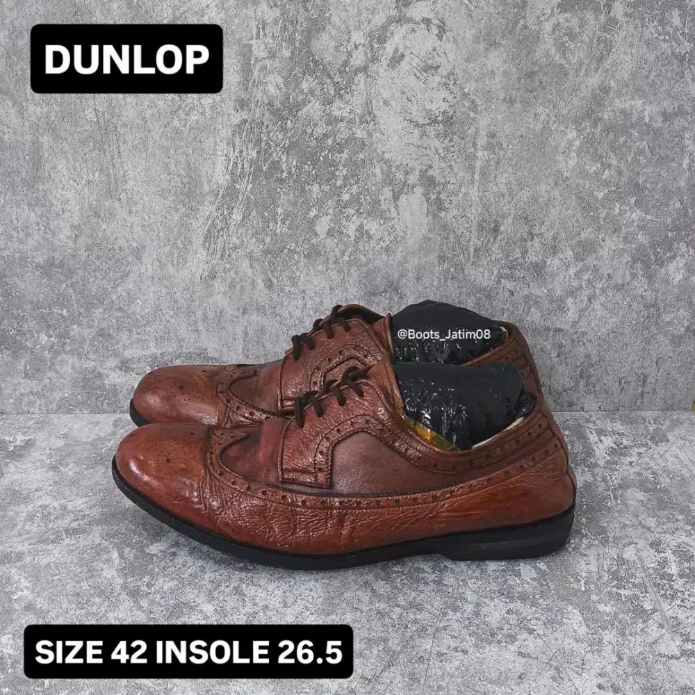Dunlop Wingtip Shoes 42