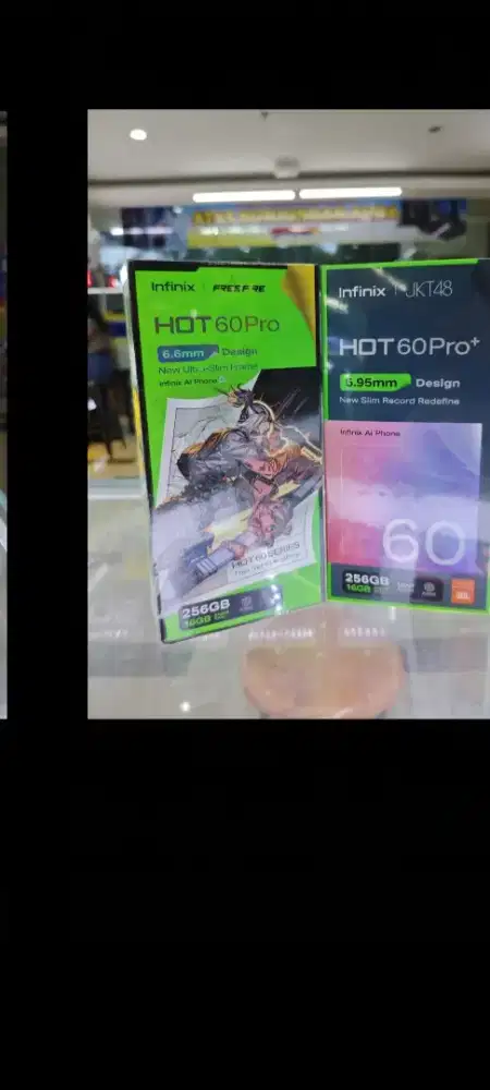 Infinix hot 60 pro plus 8/256 layar lengkung garansi resmi