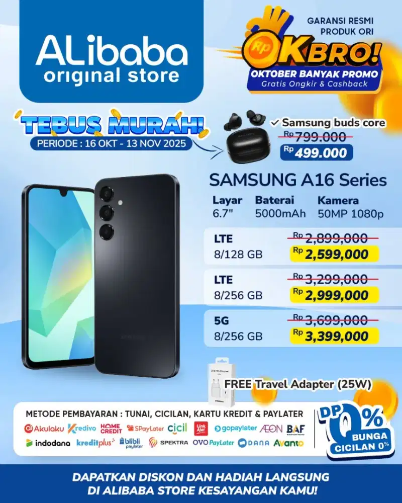 Samsung A16 Promo Tebus Murah