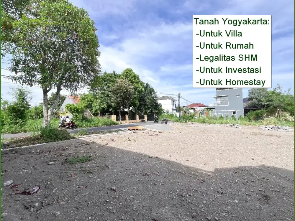 Tanah Untuk Hunian Dekat RSI PDHI di Purwomartani