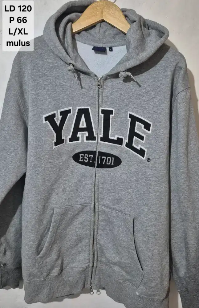 Hoodie yale yale ziper