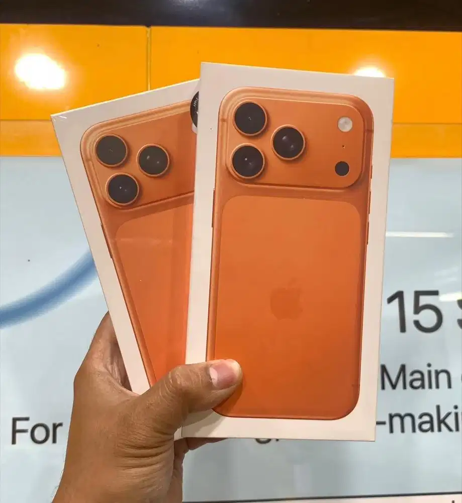 Brand New iPhone 17 Pro 256GB Garansi Resmi iBox Cosmic Orange