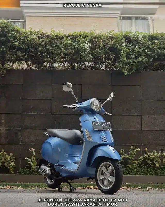 DIJUAL CEPAT! PIAGGIO VESPA PRIMAVERA 150 3V 2014 SKY BLUE