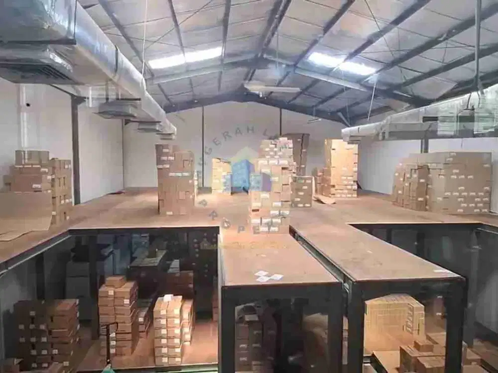 Jual gudang di taman tekno Bsd kota Tangerang selatan dekat tol BSD