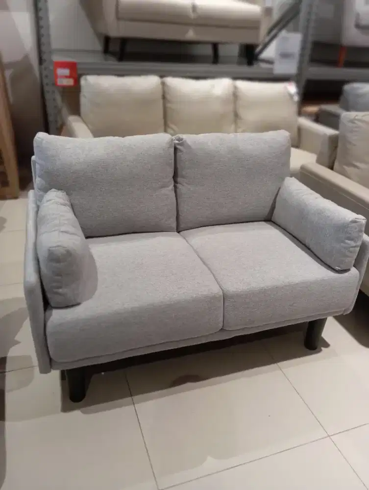 Selma Timmo Sofa Febric 2 Seater(ready stok baru)