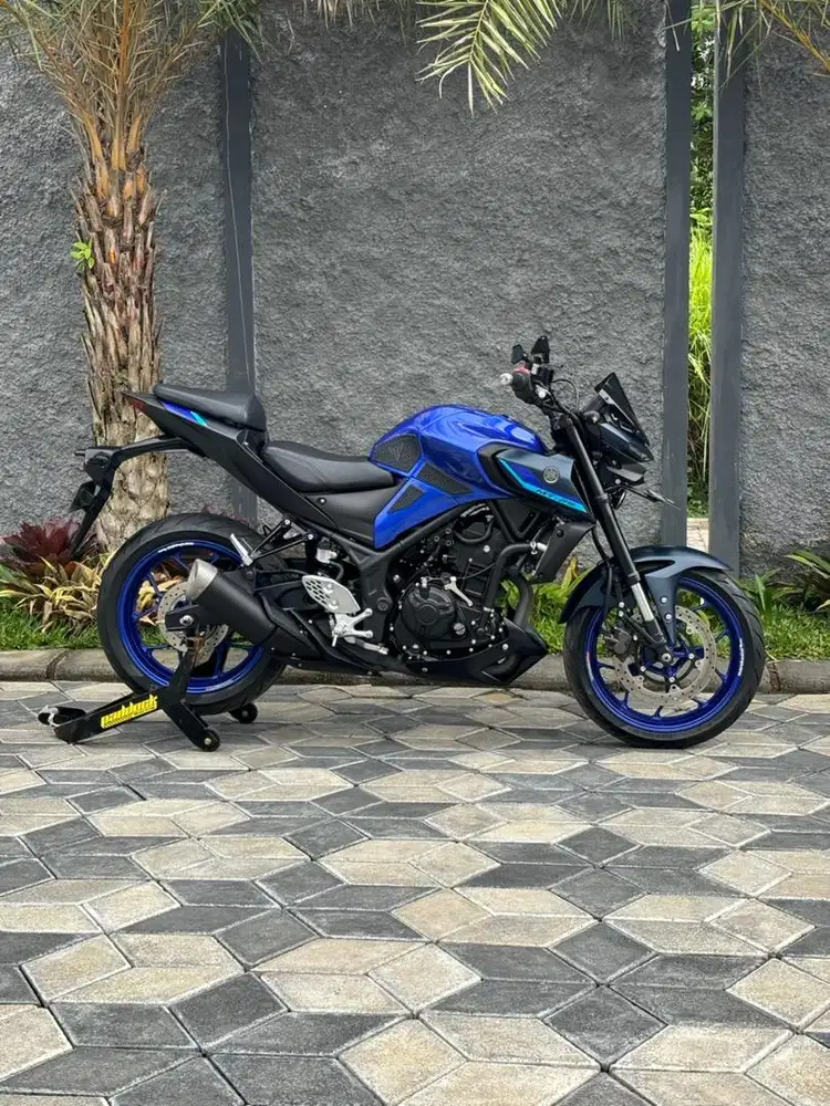 Yamaha MT 25 thn 2022 Odo 1rb Plat N Biru Like New Koko Motor