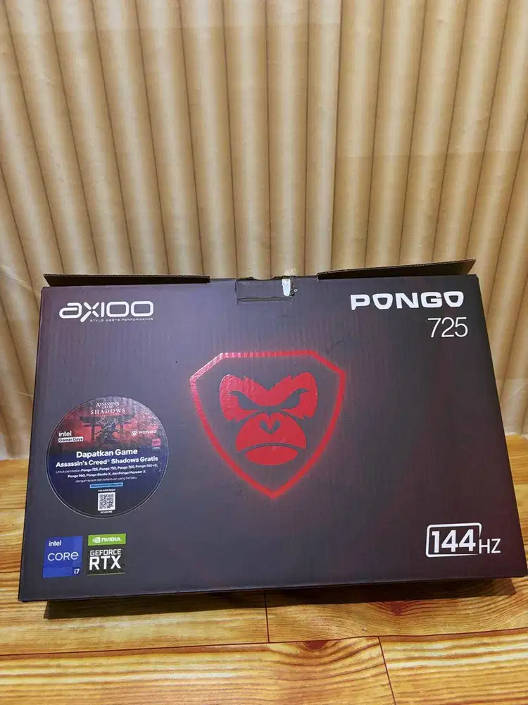 Laptop Axio Pongo 725 Core i7 12 Th Rtx 2050 Ram 16 SSD 512