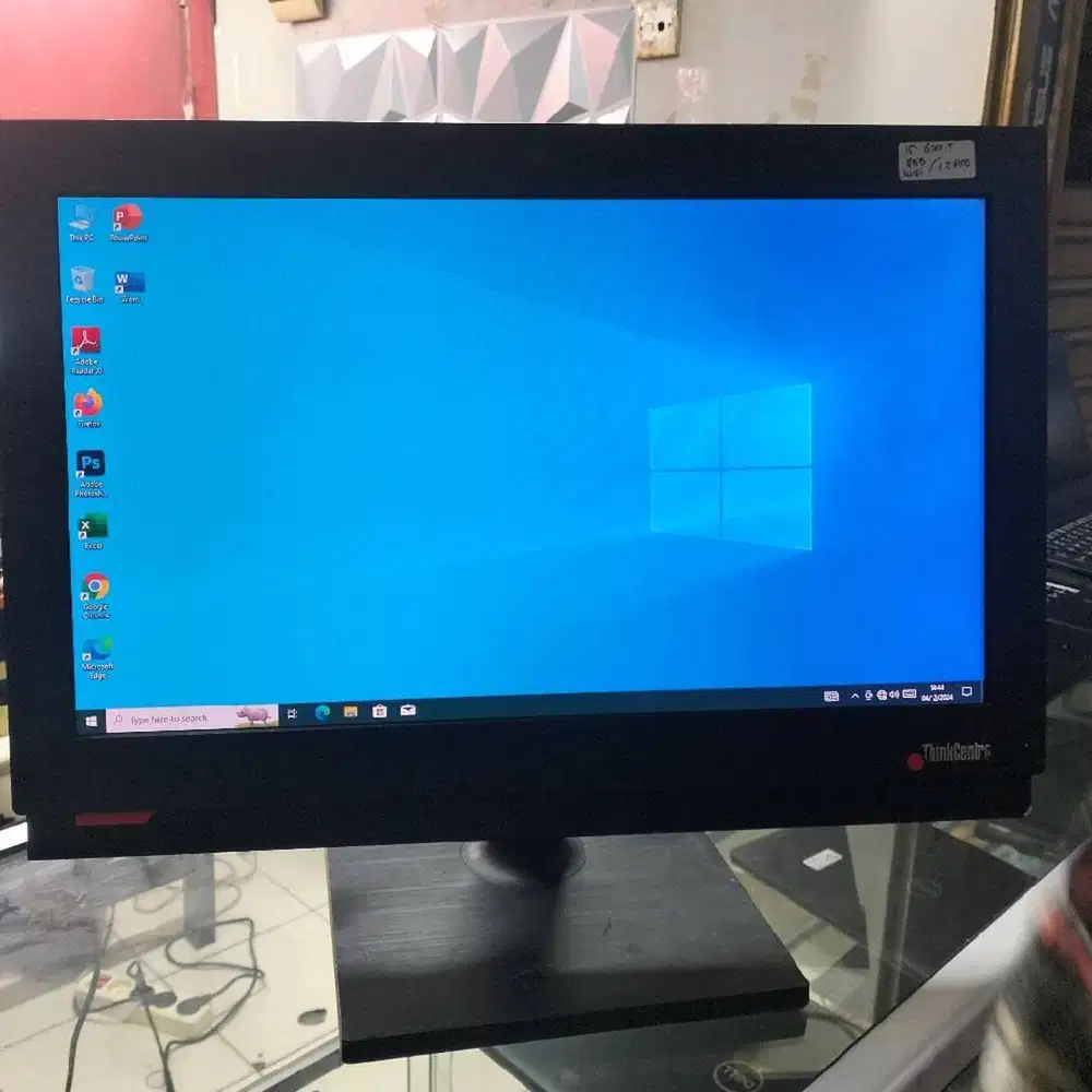 pc all in one Lenovo intel i5 6600T ram 8GB SSD 128GB siap pake