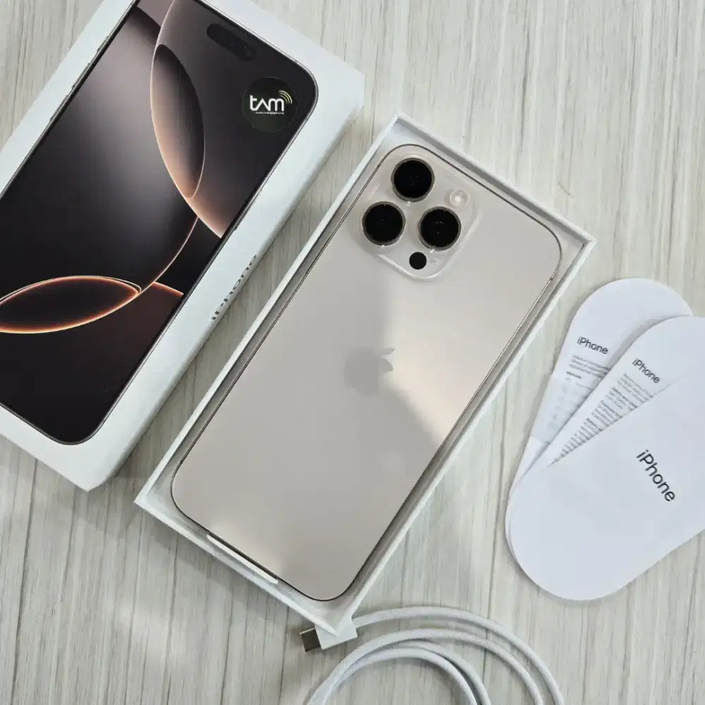 iPhone 16 Pro Max iBox - 512Gb | Bh 100% | Bekas| Second | 2nd

24.000