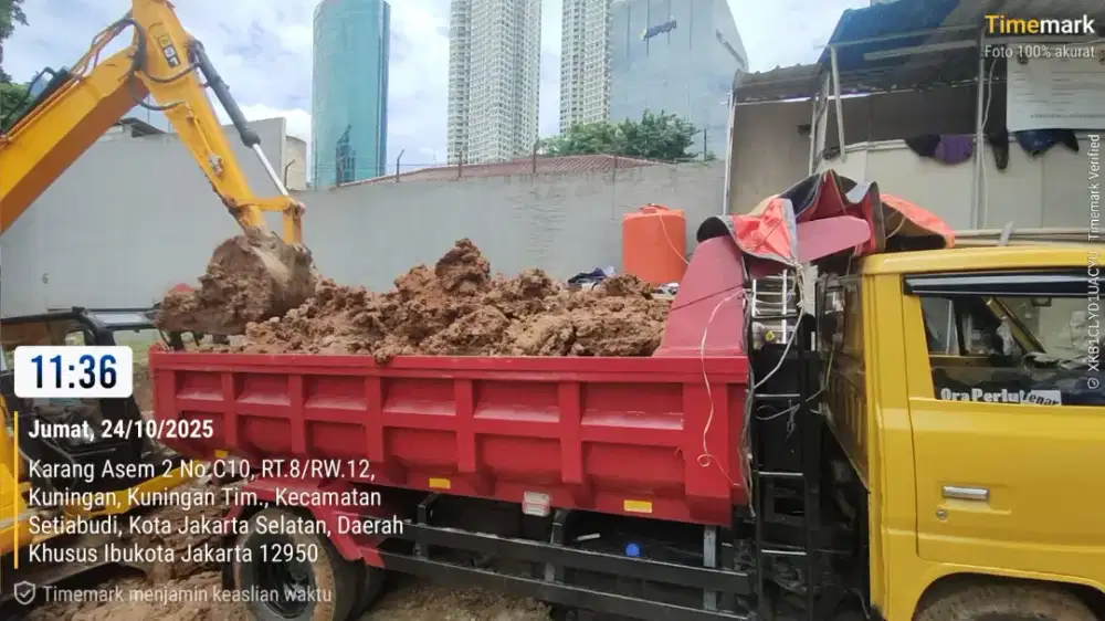 Jasa angkut puing dan sampah