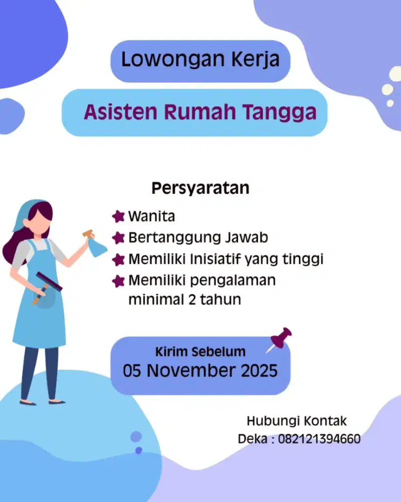 Lowongan ART (Penempatan di PIK)