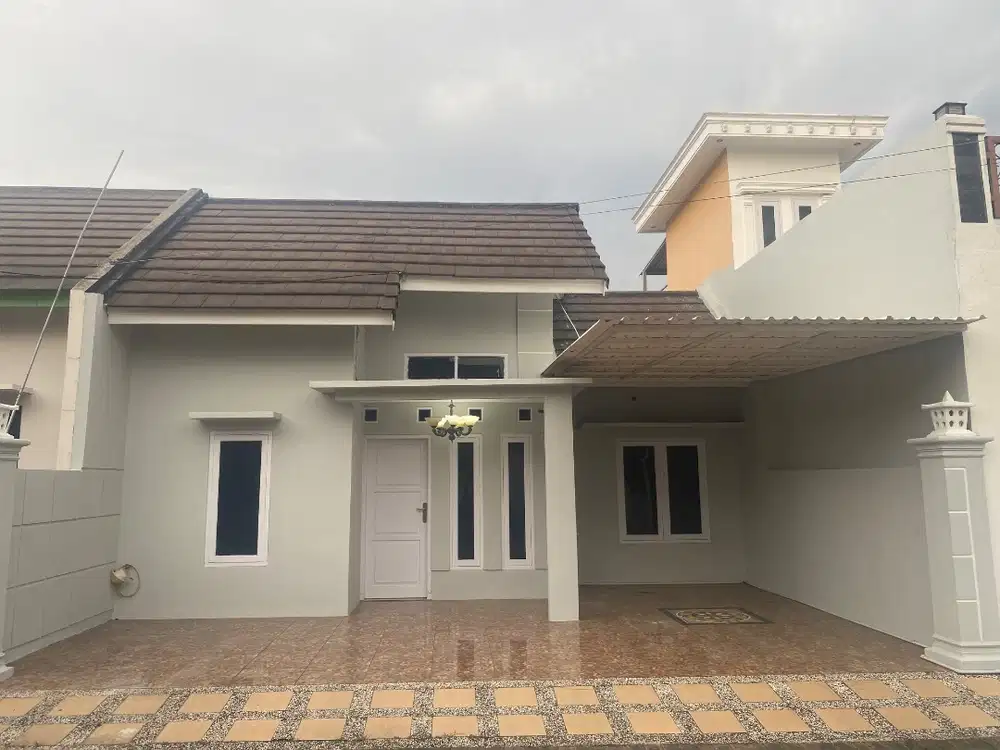 Dikontrakkan rumah baru berlokasi strategis di tengah kota serang