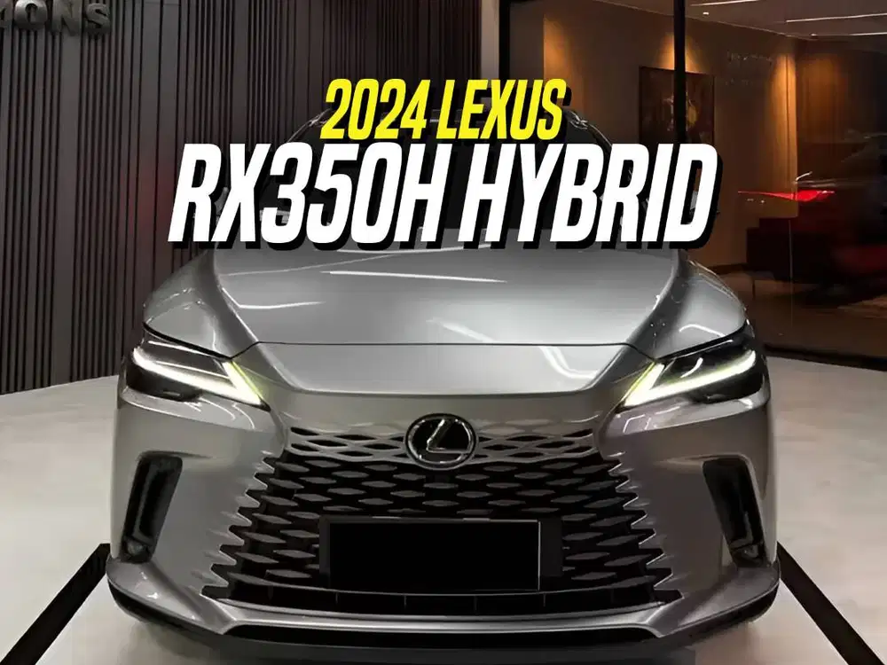 Lexus RX350h Hybrid 2024 Sonic Titanium Abu-abu Abu RX 350h 350