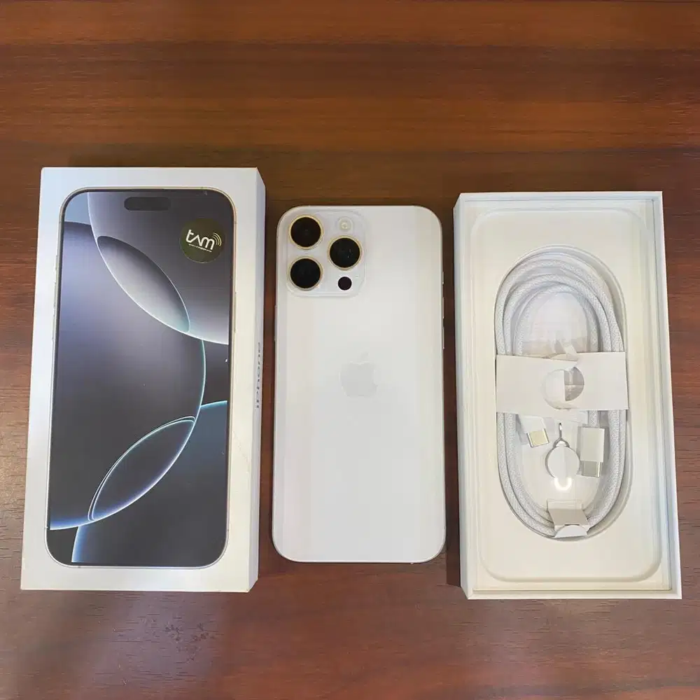 iPhone 16 Pro Max 512GB White Titanium iBox Likenew