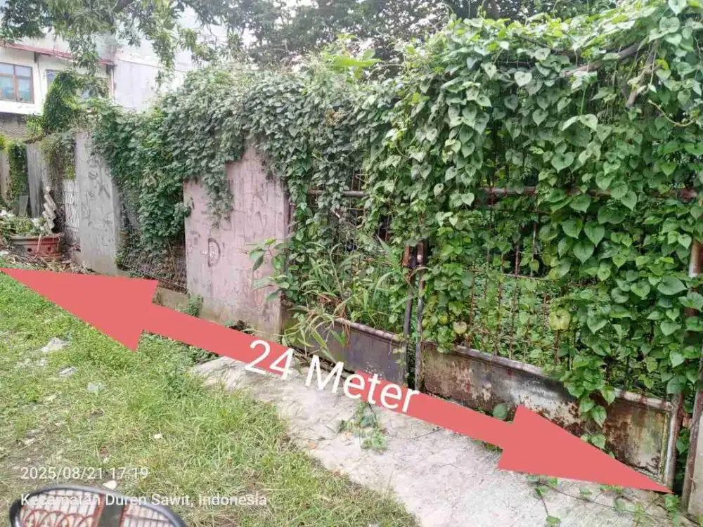 JUAL CEPAT 8,5JT PER METER TANAH 343m² DI KOMPLEK DKI PONDOK KELAPA | Jakarta timur