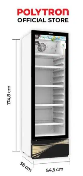 Showcase Polytron 4 Rak 230 Liter