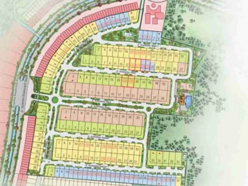 Dijual 2 Kavling  Cluster Aristoteles Gandeng Bersebelahan Hadap Selatan Summarecon Gading Serpong