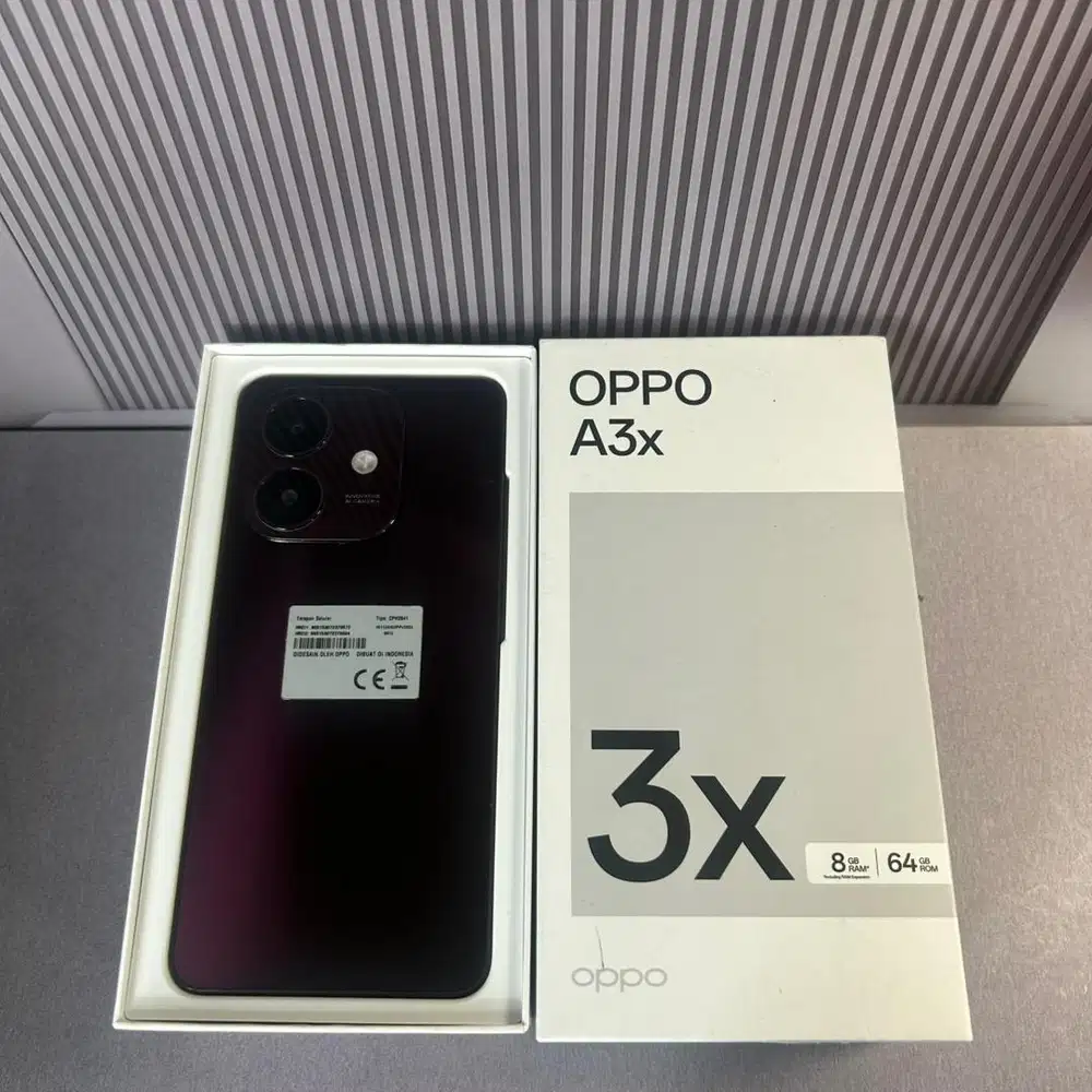 Oppo A3x 4/64GB Resmi Indonesia