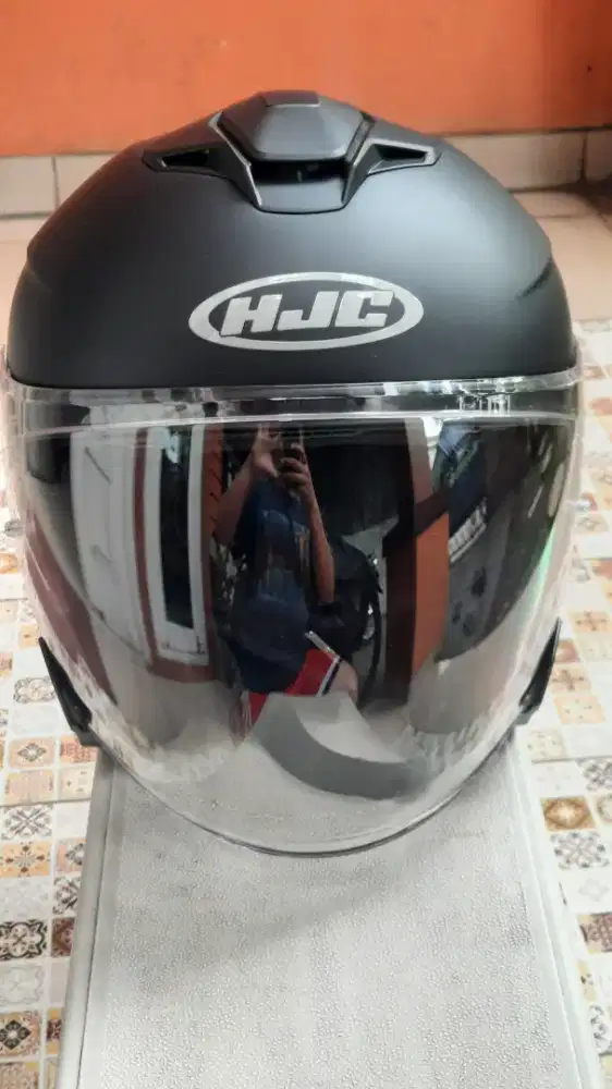 Helm half face HJC i30 black