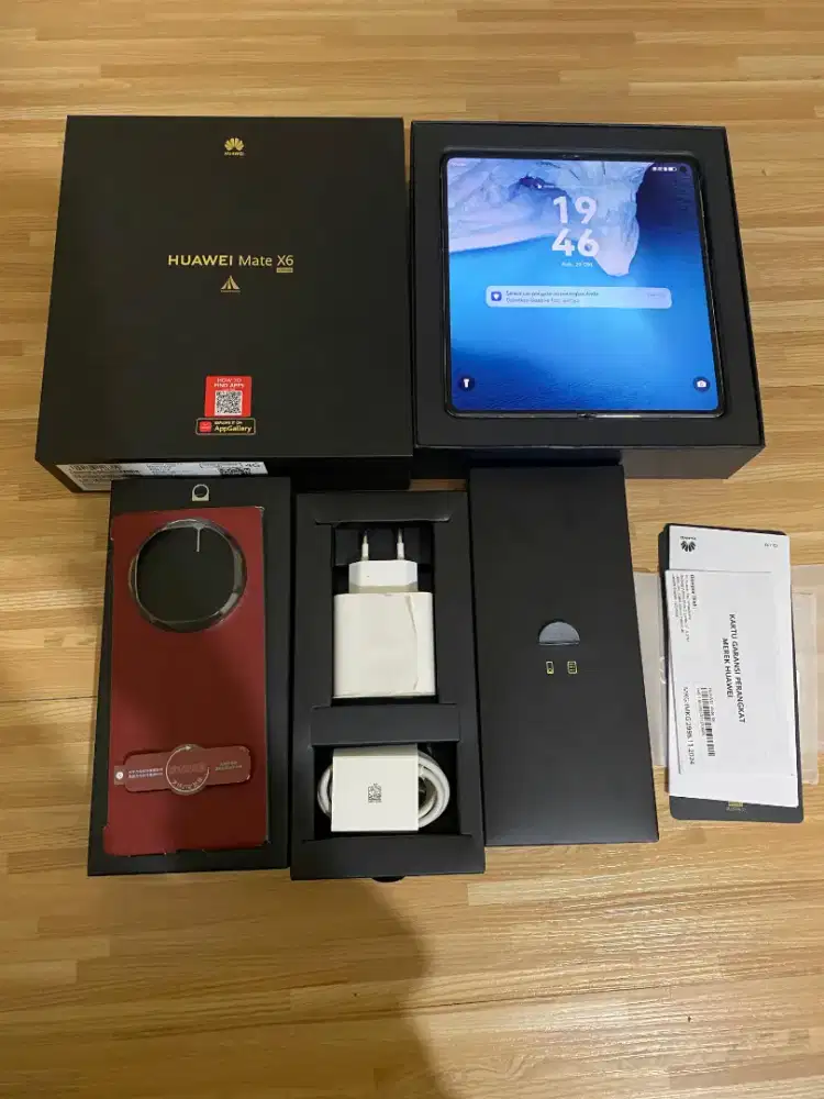 Huawei mate X6 Resmi Fullset Original like new 12/512gb