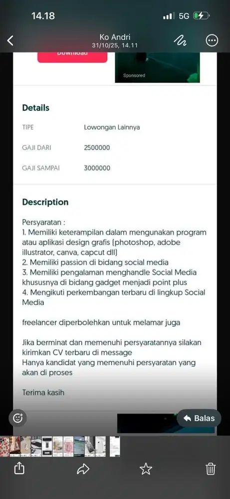 Loker untuj designer