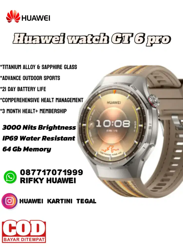 Huqwei watch GT 6 pro
