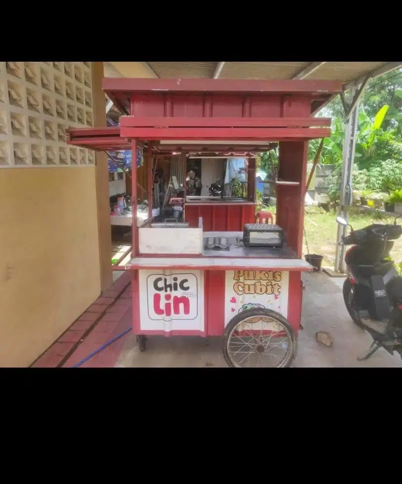 Gerobak bekas untuk jualan