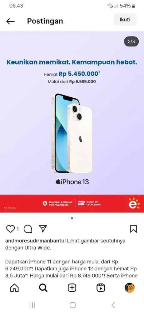 iphone13 promo cicilan