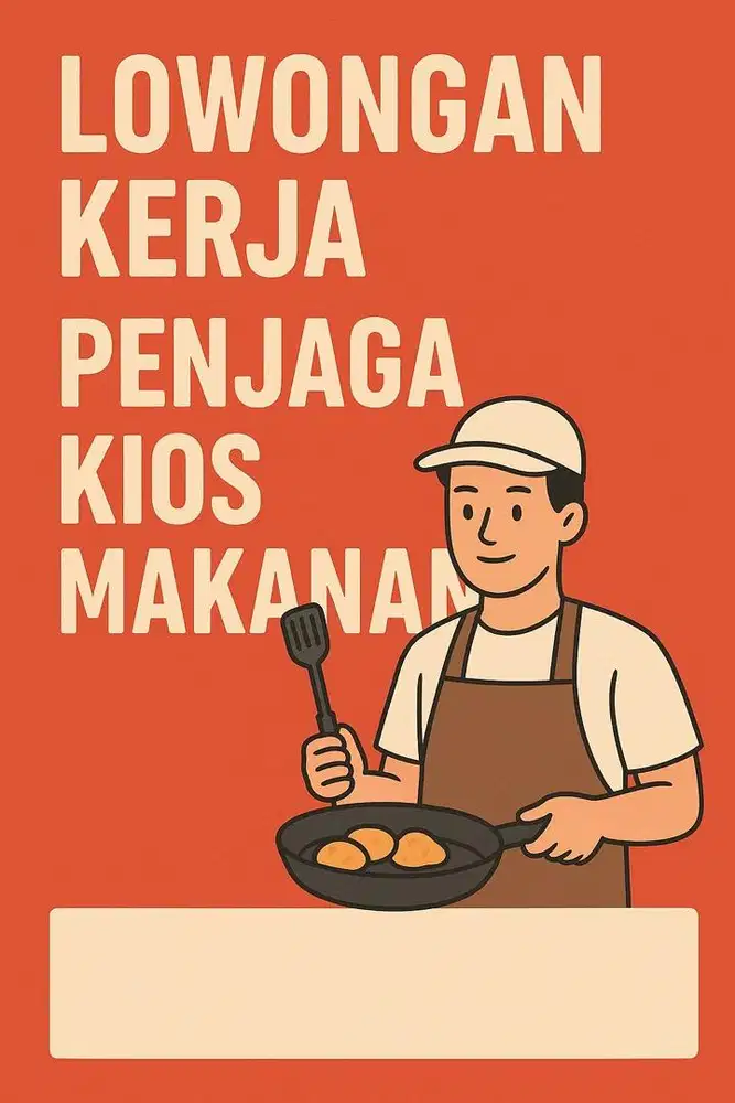 Dicari!! Penjaga Kios Makanan (Pempek dan Tekwan)