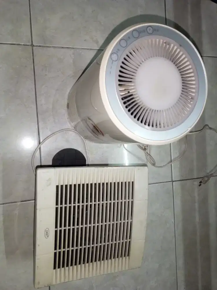 Penjernih udara air purifier dan Exhaust cke 8inc 2brg normal  200k