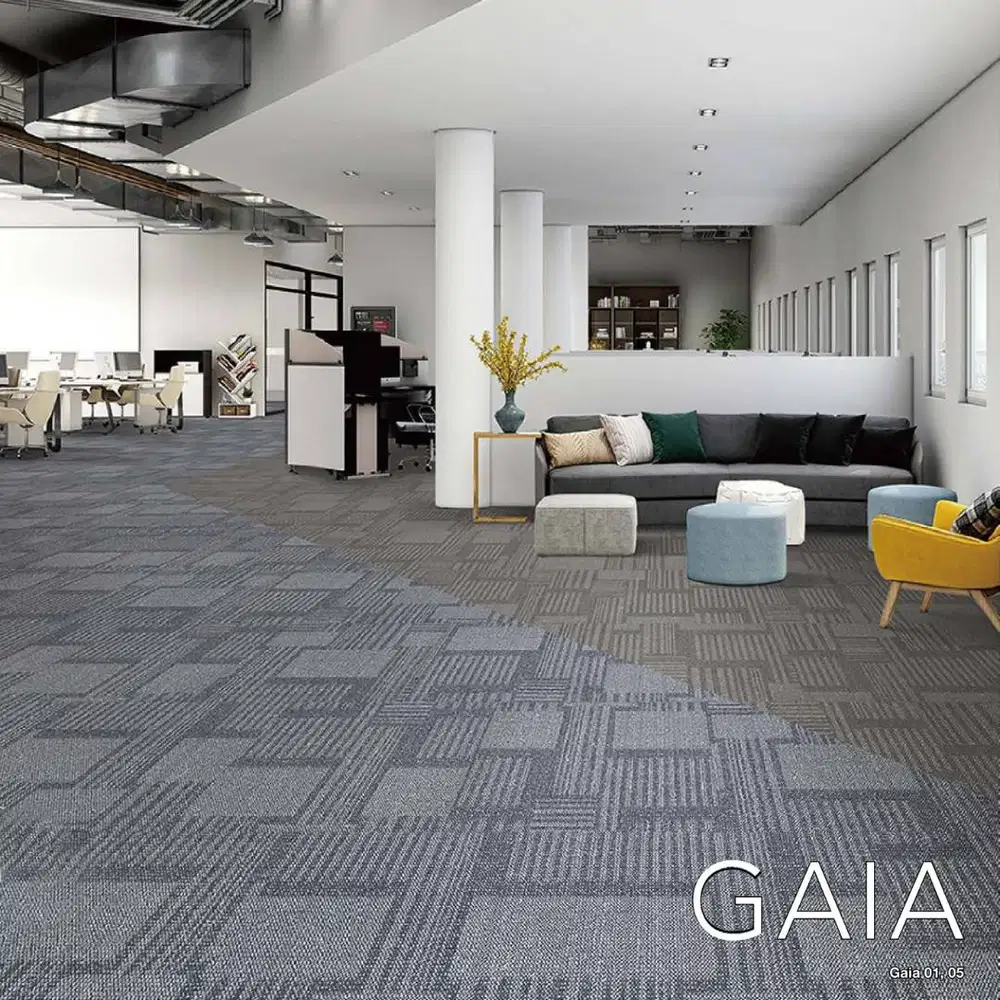 Karpet Tile Gaia - Uk 61cm x 61cm | Karpet Kantor,Hotel,Ballroom Anti