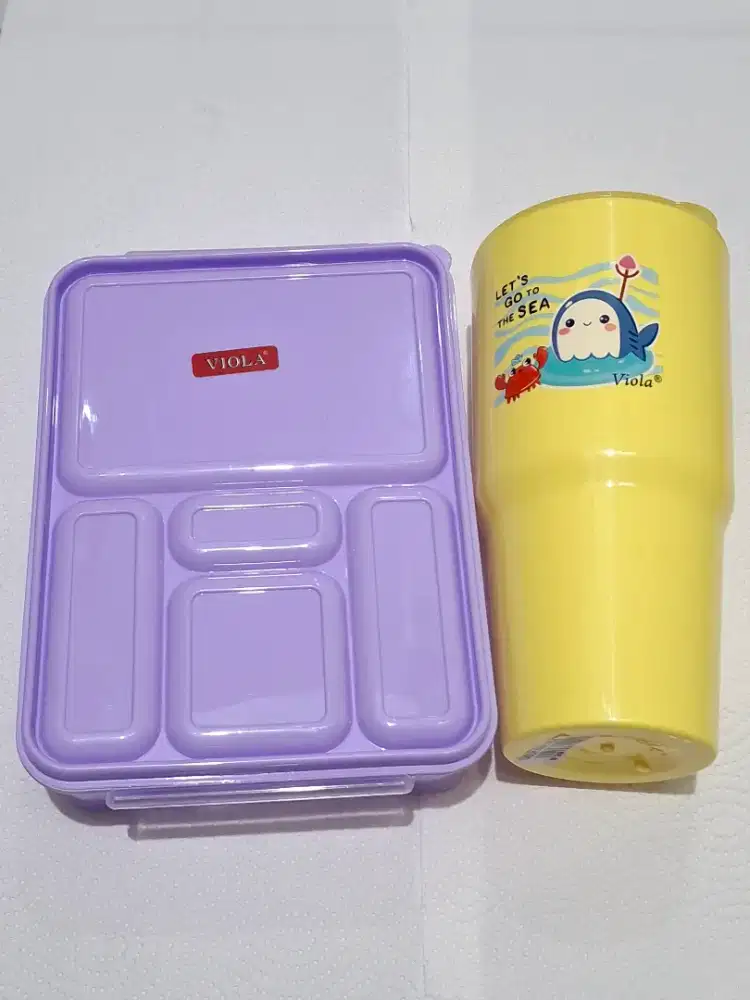 Viola Lunch Box & Tumbler Set