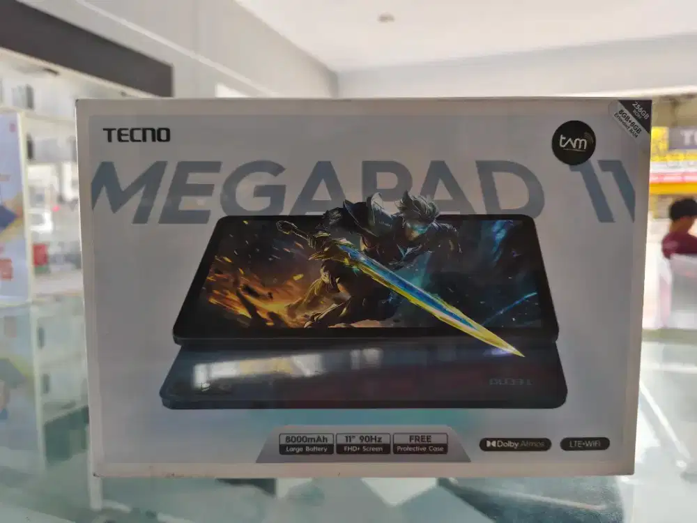 New Tecno Megapad ram 8+8/256