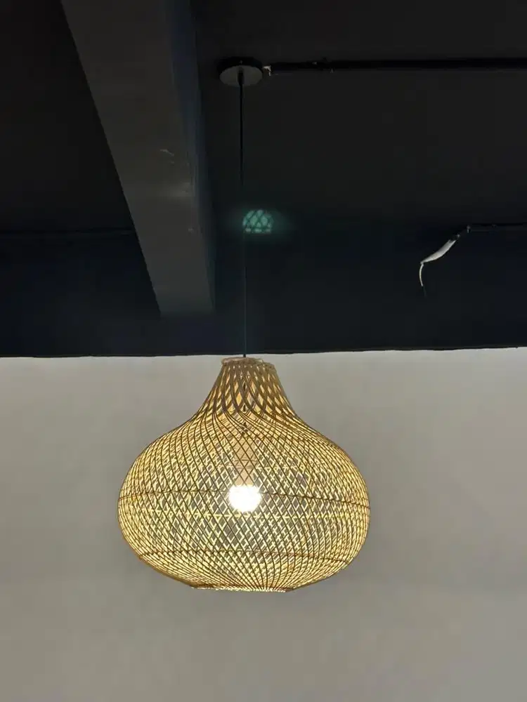 JUAL LAMPU GANTUNG ROTAN