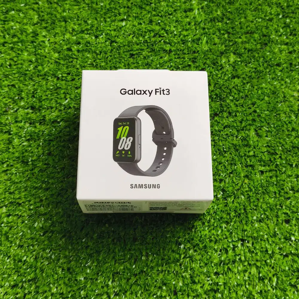 Samsung Galaxy Fit3 Gray Layar Amoled New Segel Garansi Resmi