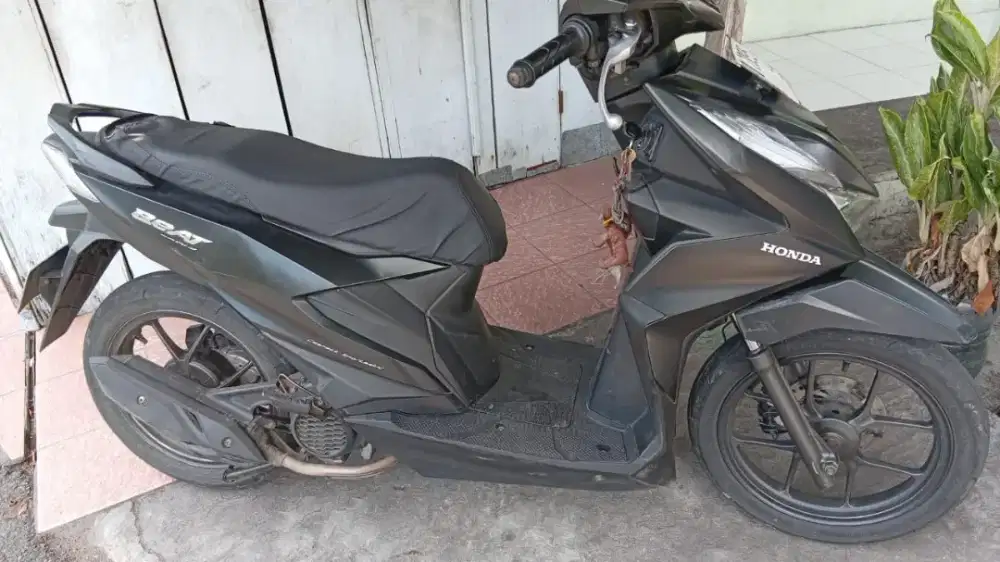 JUAL CEPAT Honda Beat Deluxe hitam doff thn 2023