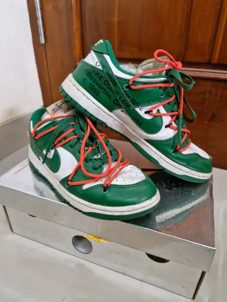 Nike x off - white  Dunk Low Pine Green  Size 42
