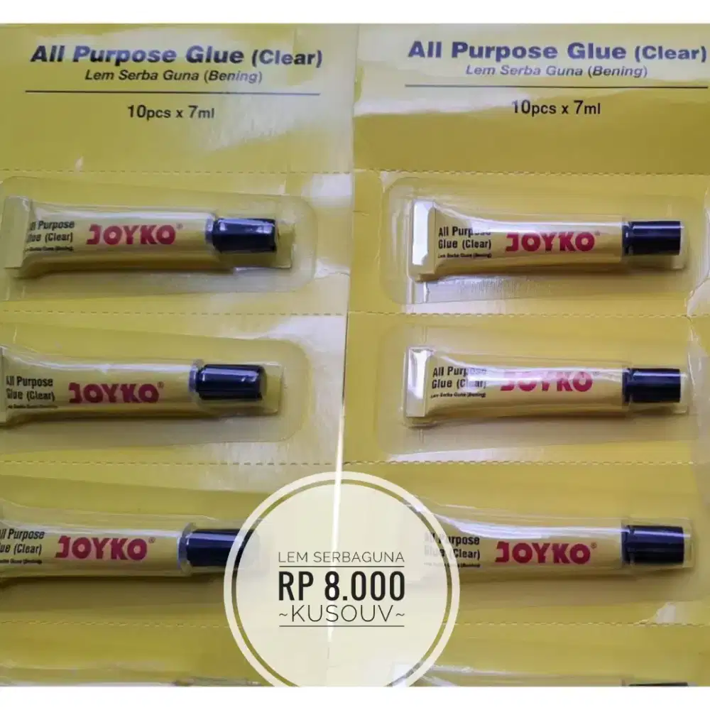 Lem Serbaguna/All Purpose Glue/Lem Cair Bening Transparan
