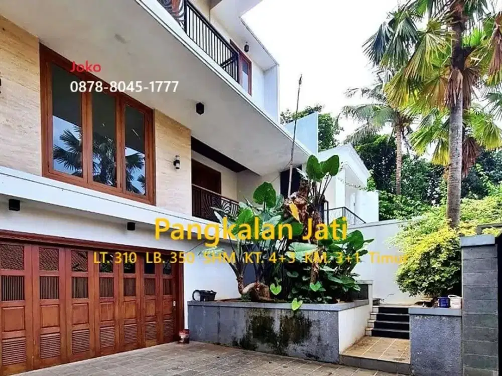 Rumah komplek Elit dkt Lapangan Golf Pangkalan Jati, Cinere, Depok