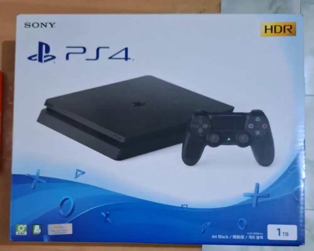 PS4 Slim 1TB CUH-2218B Jet Black (Sony Indonesia) Second Like New
