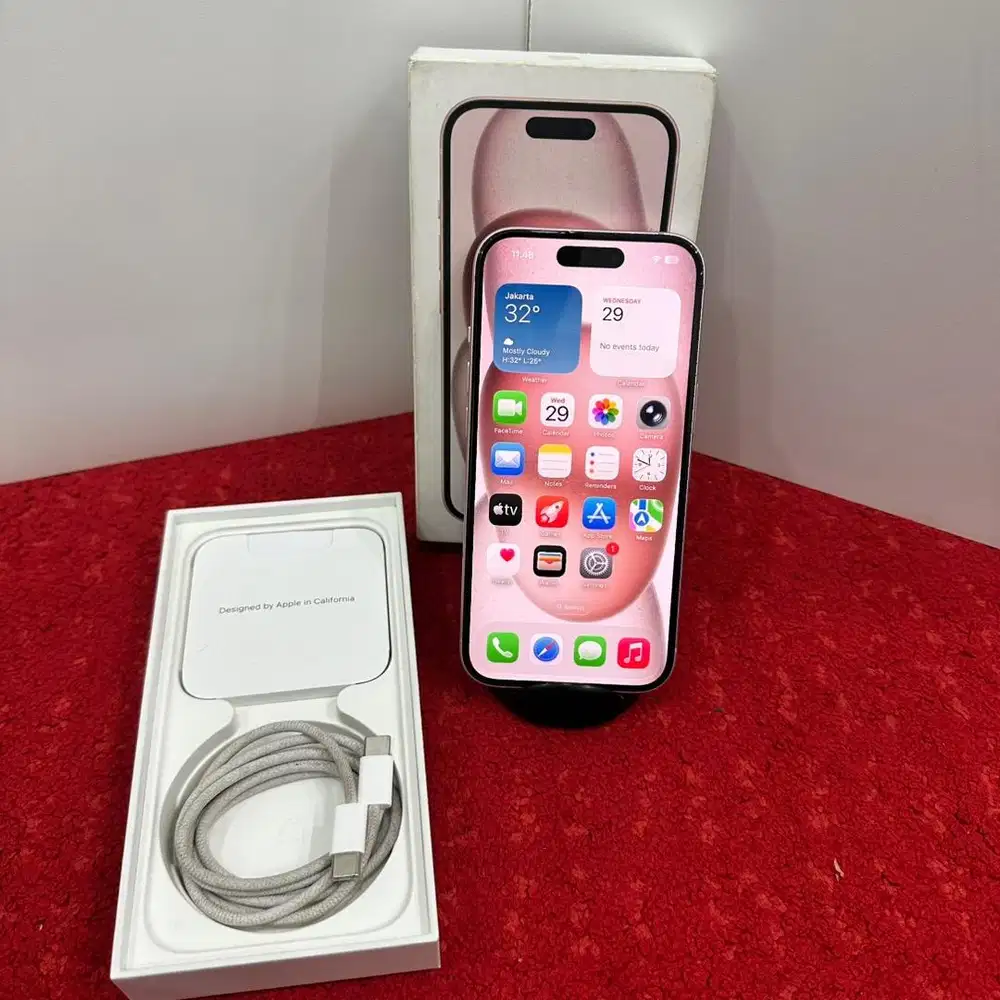 Iphone 15 128 GB Pink Ex Garansi Resmi