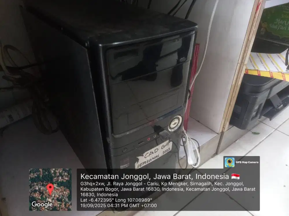 Dijual cepat CPU dan Printer bekas toko Indomaret MURAH