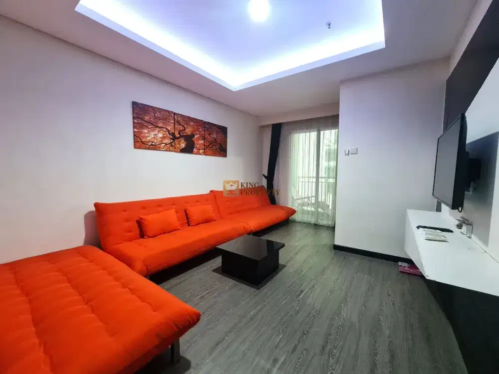 Mewah & Elegan! 2BR 74m² Full Furnished View Pool, Interior Modern Green Bay Pluit Greenbay