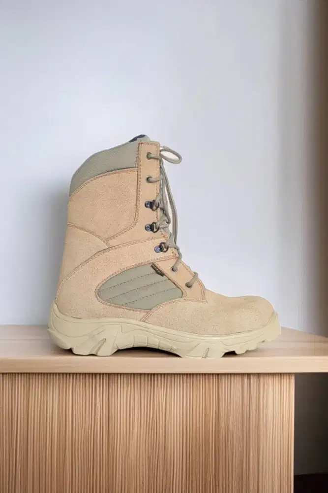 Pemasok sepatu kerja pria kulit asli Kediri