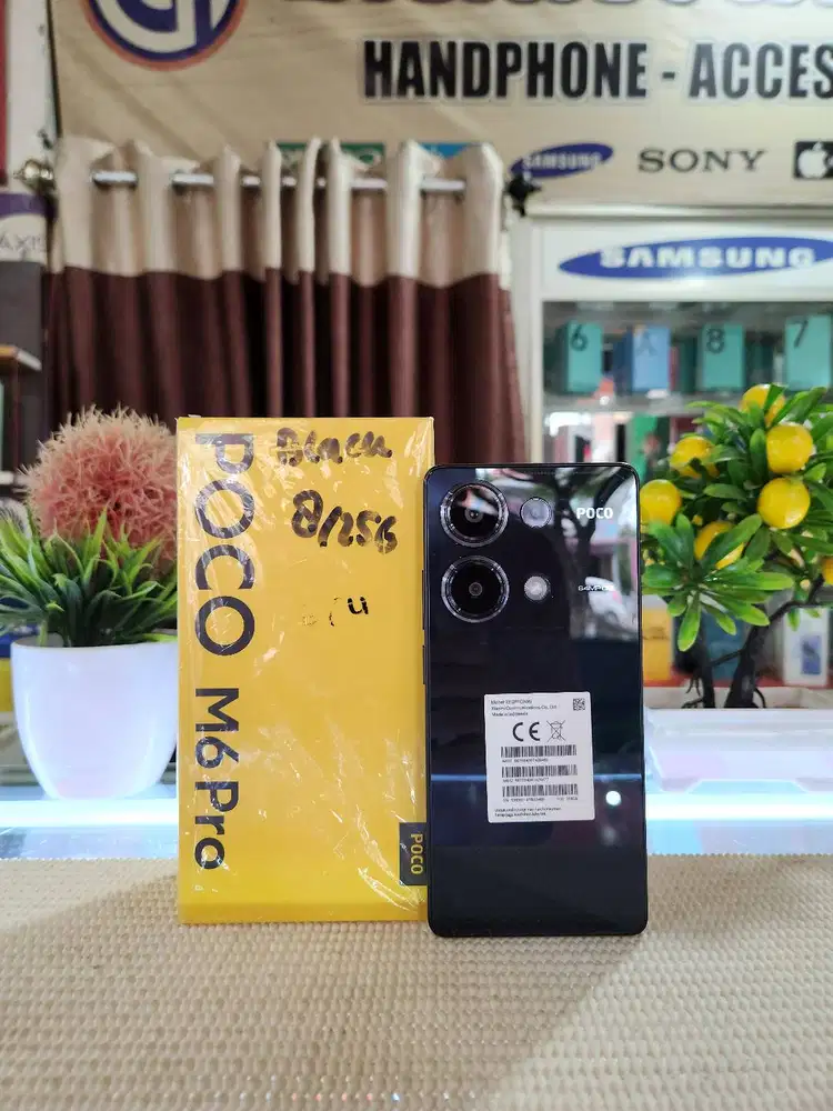 Poco M6 Pro (8+8)16Gb/ 256Gb Fullset Mulus Ori 100% Like New Brgaransi